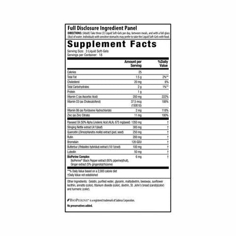 Irwin Naturals, Aller-Pure Histamine Clear, 54 Softgels Irwin Naturals