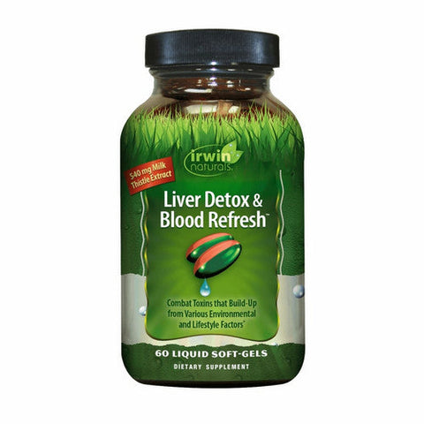 Irwin Naturals, Liver Detox & Blood Refresh, 60 Softgels