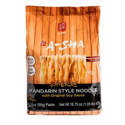 Asha, Original Sauce Medium Width Mandarin Ramen, 16.75 Oz(Case Of 6) Asha