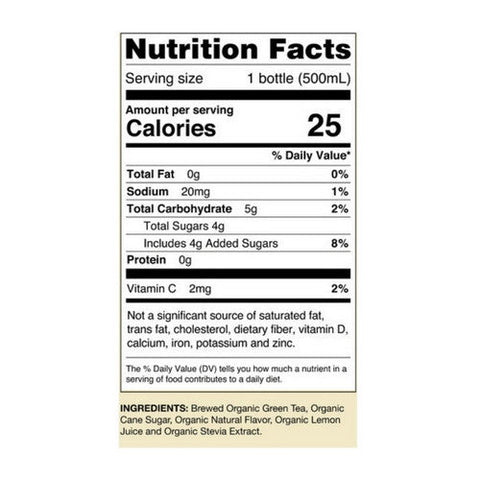 Saint James Brands Llc, Organic Green Tea Passion Fruit And Peach, 16.9 Oz (Case Of 12) Saint James Brands Llc