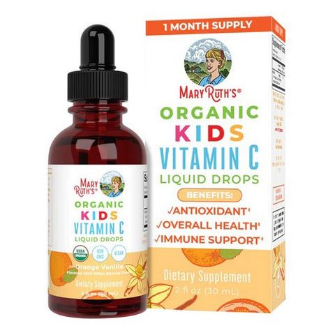 Organic Kids Vitamin C Liquid Drops 2 Oz by MaryRuth's