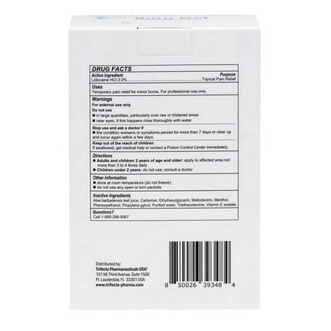 Globe, First Aid Burn Gel Lidocaine Hcl, 144 Count Globe