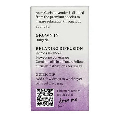 Aura Cacia, Essential Oil Lavender Boxed, 0.25 Oz Aura Cacia