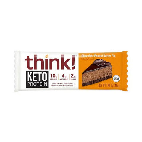 Pure Protein, Keto Delight Chocolate Peanut Butter Pie Bar, 10 Count Pure Protein