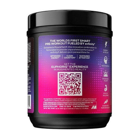 Muscletech, EuphoriQ Pre-Workout Icy Snow Cone, 340 Grams Muscletech