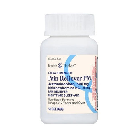 Foster And Thrive, Extra Strength Pain Reliever, 50 Tabs Foster And Thrive