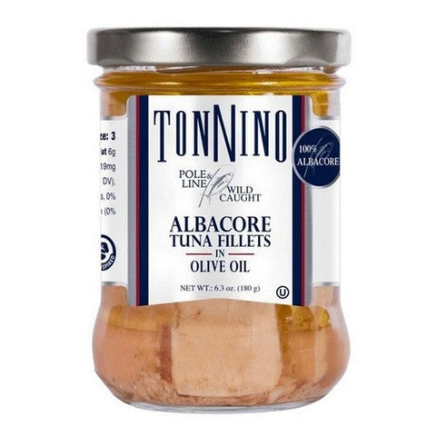 Wild Caught Albacore Tuna Fillets In Olive Oil 6.3 Oz (Case Of 6) by Tonnino