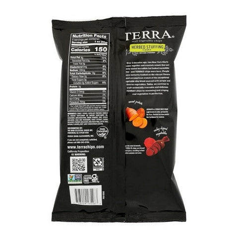 Terra Chips, Herbed Stuffing Sweet Potato Chips, 5 Oz (Case Of 12) Terra Chips