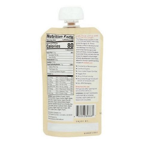 Cerebelly, Baby Puree Butternut Squash Chicken Broth, 4 Oz (Case Of 6) Cerebelly