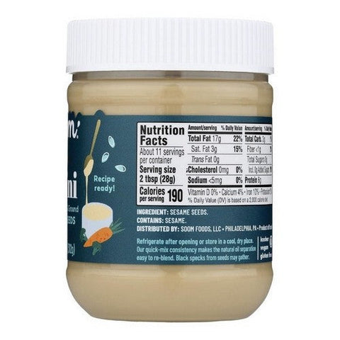 Soom, Tahini Spread, 11 Oz (Case Of 6)