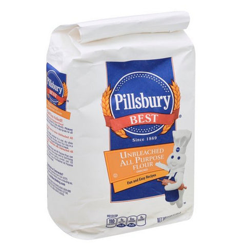 Best Unbleached All Purpose Flour 5 Lbs (Case Of 8) by Pillsbury