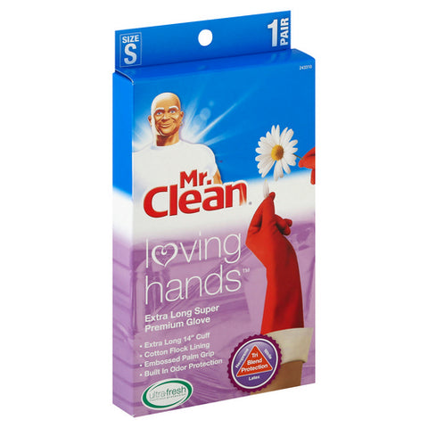 Loving Hands Gloves Extra Long Super Premium Small 1 Count (Case Of 6) by Mr. Clean
