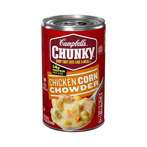 Chunky Chicken Corn Chowder Soup Can 18.8 Oz (Case Of 12) by Campbell's