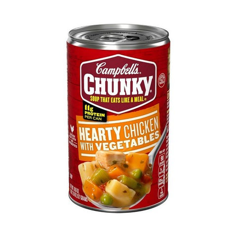 Hearty Chicken With Vegetables Soup 18.6 Oz (Case Of 12) by Campbell's