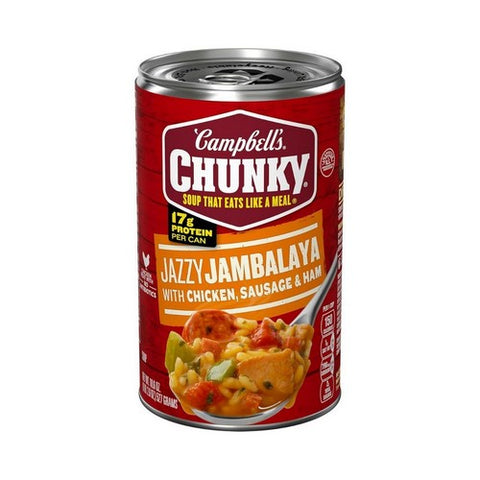 Chunky Jazzy Jambalaya With Chicken Sausage And Ham Soup 18.6 Oz (Case Of 12) by Campbell's