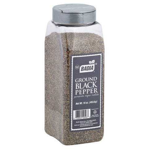 Ground Black Pepper 16 Oz (Case Of 6) by Badia