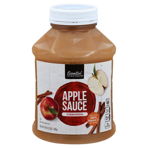 Apple Sauce Cinnamon 48 Oz (Case Of 8) by Essential Everyday
