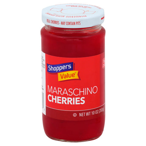 Maraschino Cherries 10 Oz (Case Of 12) by Shoppers Value