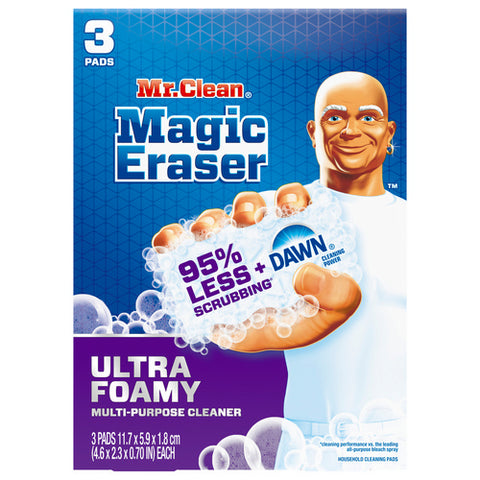 Magic Eraser Ultra Foamy Multi Purpose Cleaner 3 Count (Case Of 6) by Mr. Clean