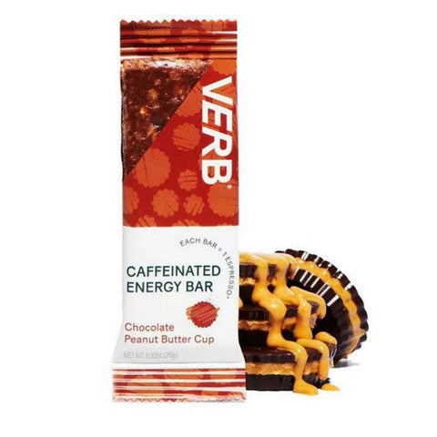 Verb Energy, Peanut Butter Cup Caffeinated Energy Bars, 5 Count Verb Energy