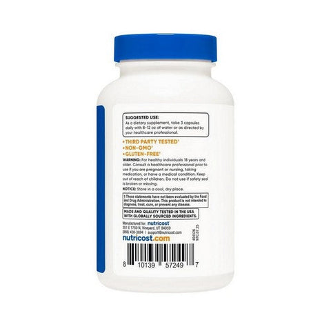 Nutricost, Testosterone Complex Capsules, 1800 Mg, 90 Count