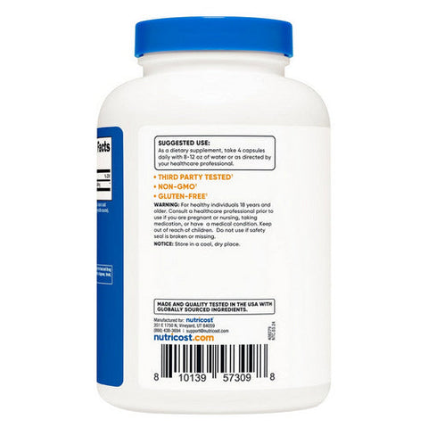 Nutricost, L-Isoleucine Capsules, 500 Mg, 240 Count Nutricost