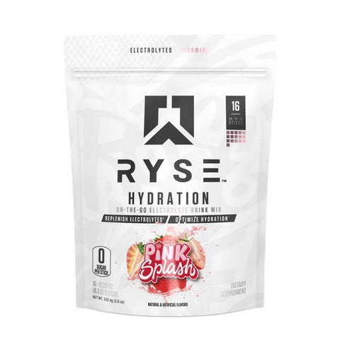 Ryse Supplements, Core Hydration Pink Splash, 3.6 Oz (Pack Of 16)