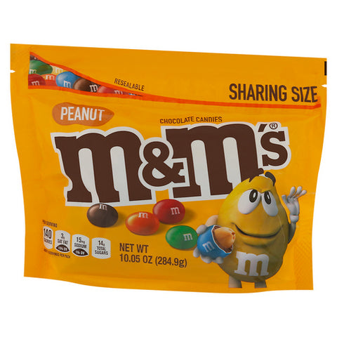 Peanut Chocolate Candies Sharing Size 10.05 Oz (Case Of 12) by M&M