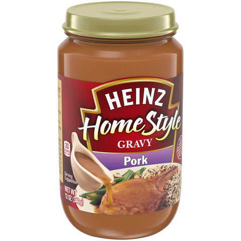 Home Style Pork Gravy 12 Oz (Case Of 12) by Heinz