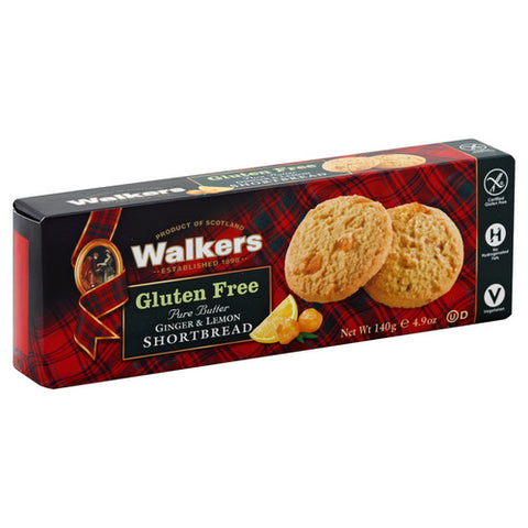 Shortbread Ginger And Lemon 4.9 Oz (Case Of 6) by Walkers