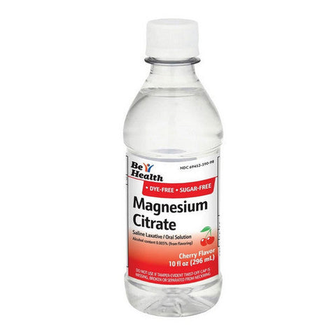 Be Health, Magnesium Citrate Cherry, 10 Oz Be Health