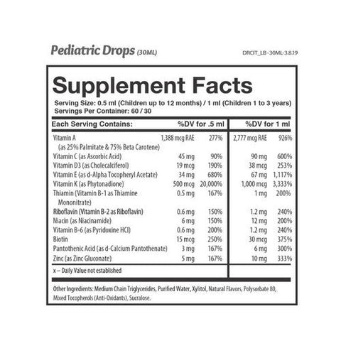 MVW Complete, Multivitamin Compplete Formulation Pediatrc Drop Citrus, 1 Oz MVW Complete