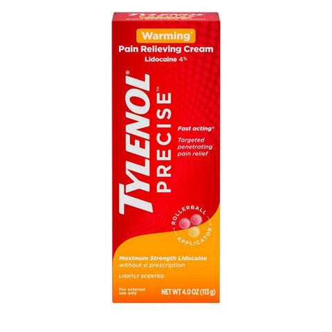 Precise Pain Relieving Cream Lightly Scented 4 Oz by Tylenol