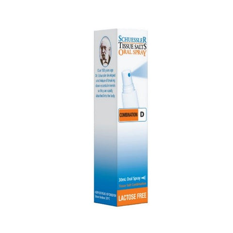 Schuessler Tissue Salts, Comb D 6X Skin Disorders, 30 Ml Schuessler Tissue Salts