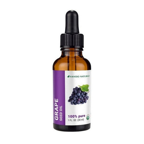 Organic Grape Seed Oil Virgin 1 Oz by Vando Naturals