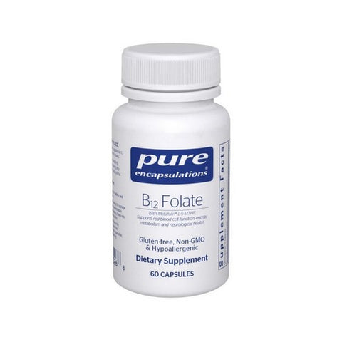 B12 Folate 60 Caps by Pure Encapsulations