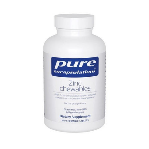 Zinc Chewables 100 Chews by Pure Encapsulations