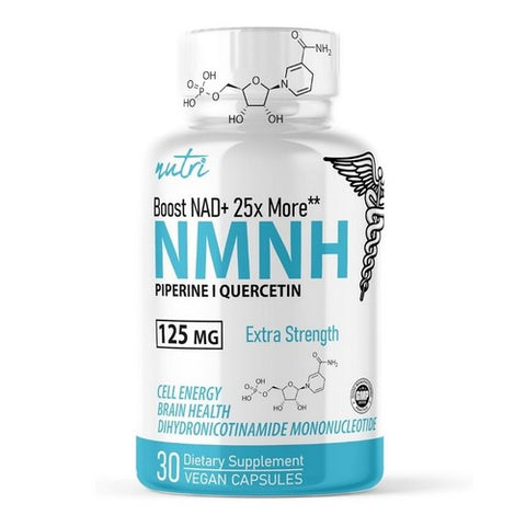 NMNH With Piperine And Quercetin 30 Vegan Capsules by Nature's Fusions