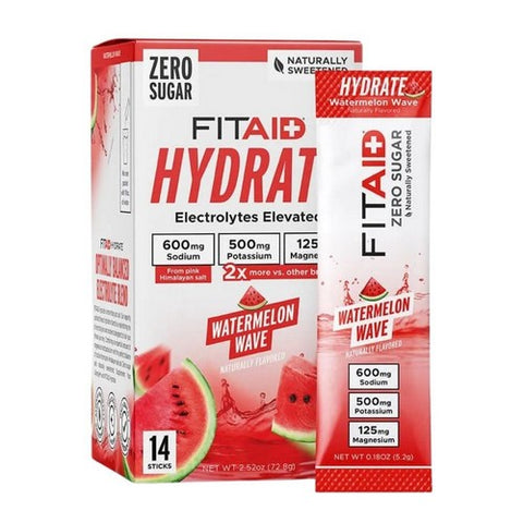 Hydrate Watermelon Wave 14 Sticks by Lifeaid Beverage