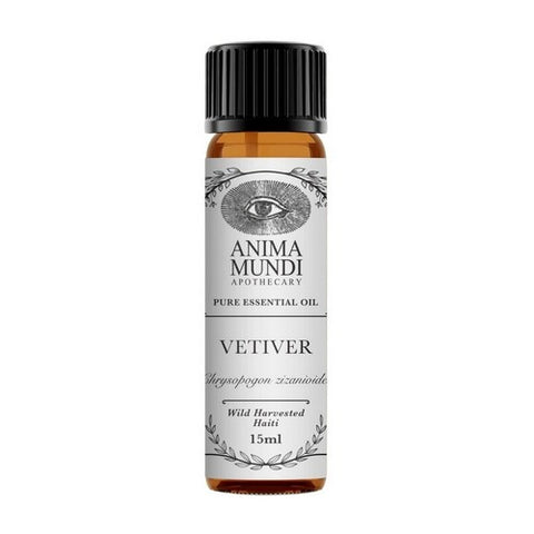 Essential Oil Vetiver Sustainably Harvested 12 Ml by Anima Mundi Apothecary