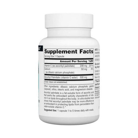 Source Naturals, Ascorbyl Palmitate, 500 mg, 45 Caps Source Naturals