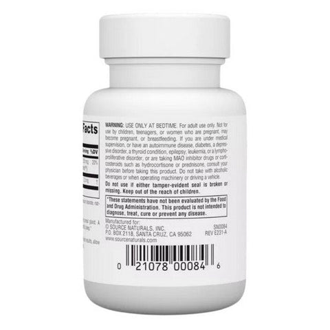 Source Naturals, Melatonin Peppermint, 2.5 mg, Sublingual Peppermint 60 Tabs Source Naturals