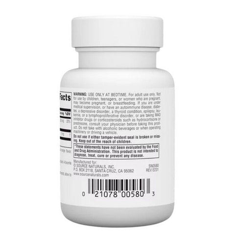 Source Naturals, Melatonin, 5 mg, Sublingual Orange 100 Tabs Source Naturals