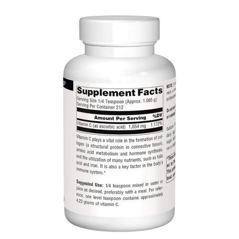 Source Naturals, Ascorbic Acid Crystals, 8 Oz