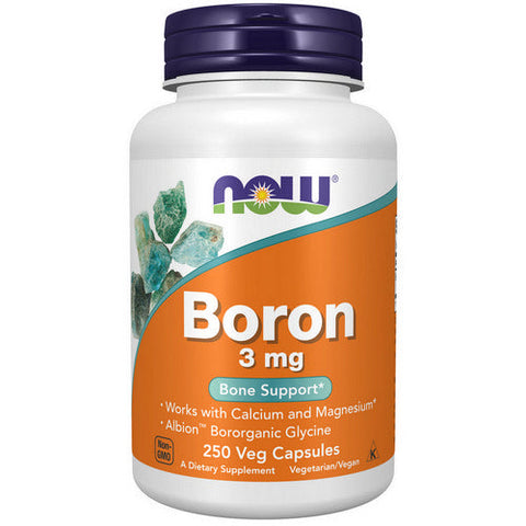 Now Foods, Boron, 3 mg, 250 Caps