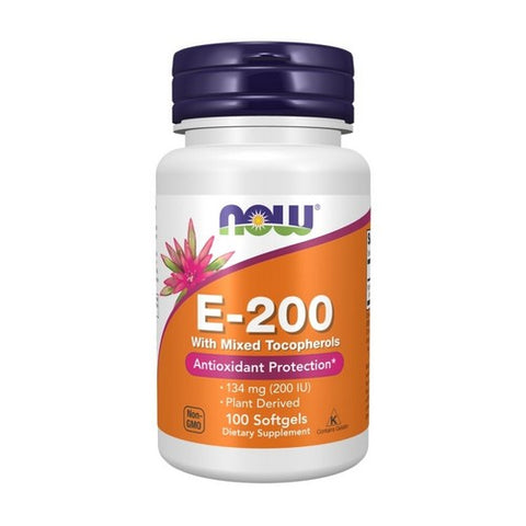 Now Foods, E-200 MT, 100 Sgels Now Foods