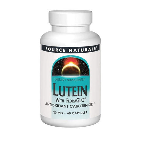 Source Naturals, Lutein, 20 mg, 60 Caps