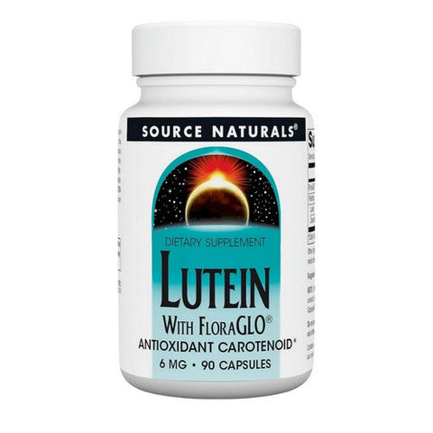 Source Naturals, Lutein, 6 mg, 90 Caps
