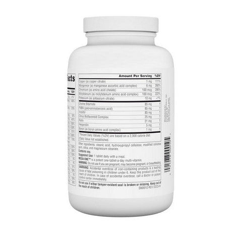 Source Naturals, Mega One (Formerly Mega-Vite 85), 180 Tabs Source Naturals