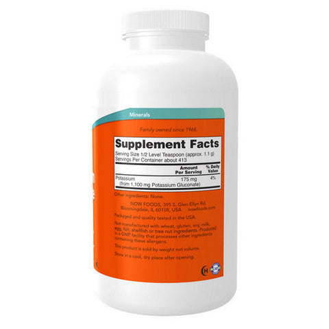 Now Foods, Potassium Gluconate, 1 Lb